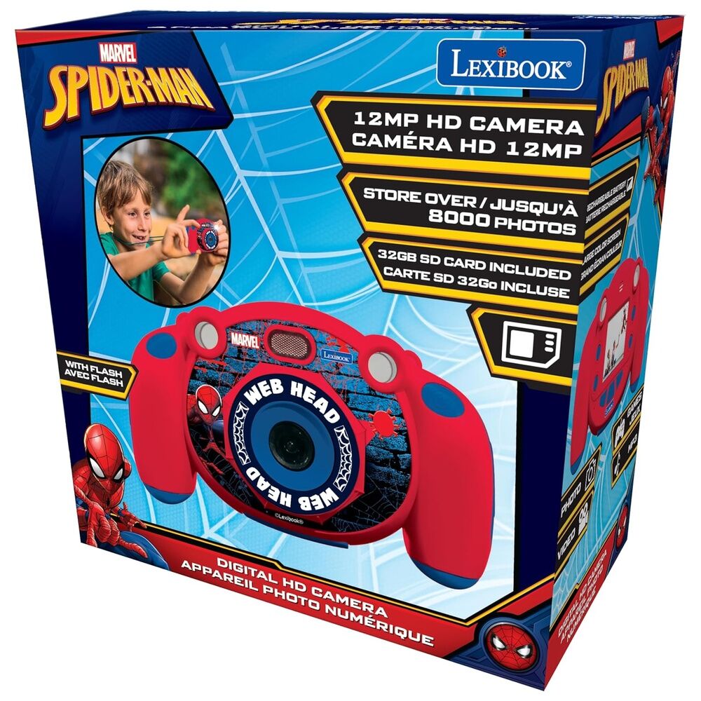 Camara fotos digital Spiderman Marvel LEXIBOOK
