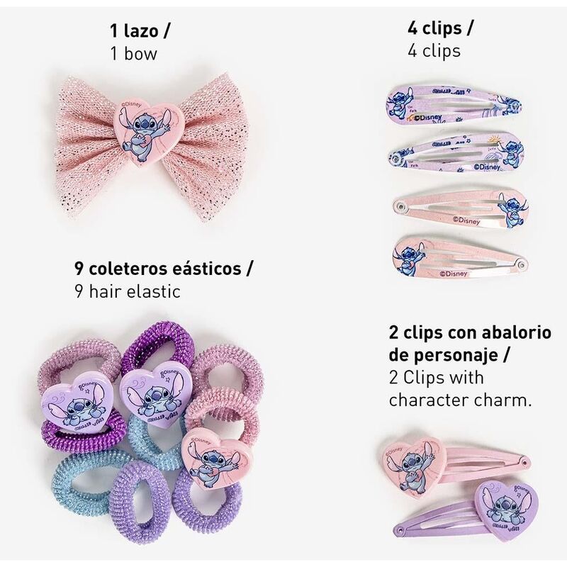 Set belleza mochila Stitch Disney CERDÁ