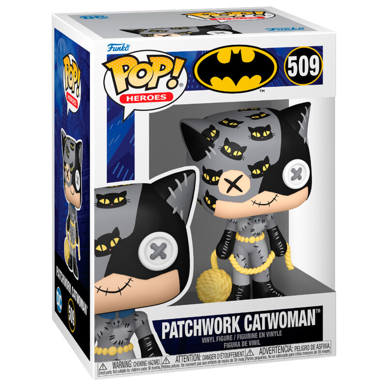 Figura POP DC Comics Patchwork Catwoman FUNKO