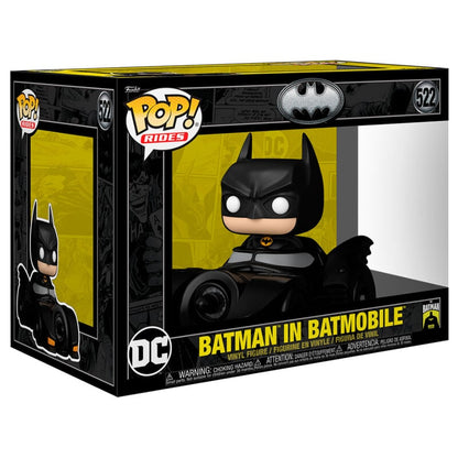 Figura POP Rides Deluxe DC Comics Batman in Batmobile FUNKO