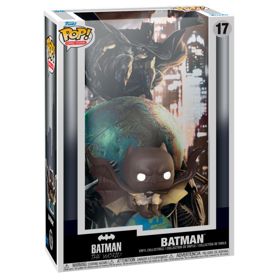 Figura POP Comic Cover DC Comics Batman The World FUNKO