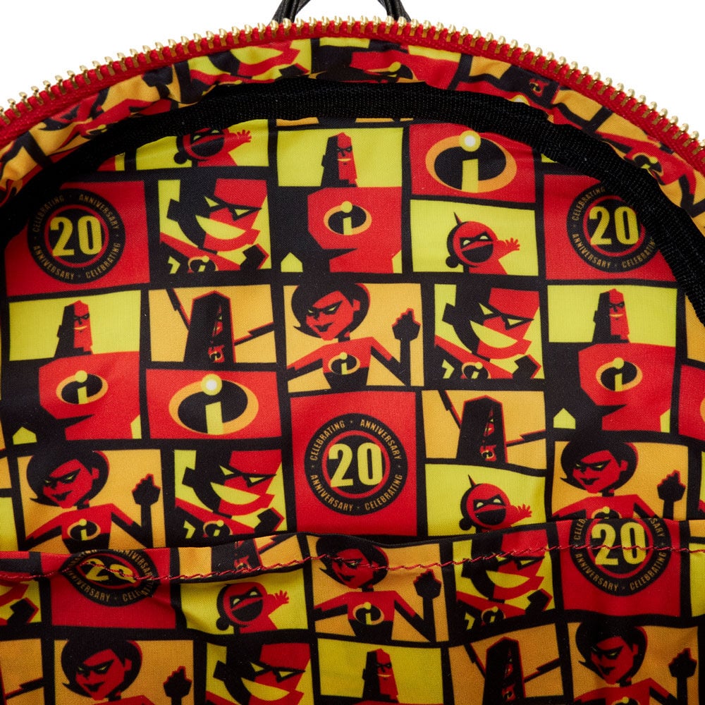 Mochila 20th Anniversary Los Increibles Disney Pixar Loungefly 30cm LOUNGEFLY