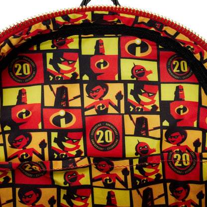 Mochila 20th Anniversary Los Increibles Disney Pixar Loungefly 30cm LOUNGEFLY