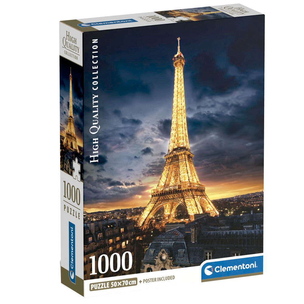 Puzzle Tour Eiffel 1000pzs CLEMENTONI