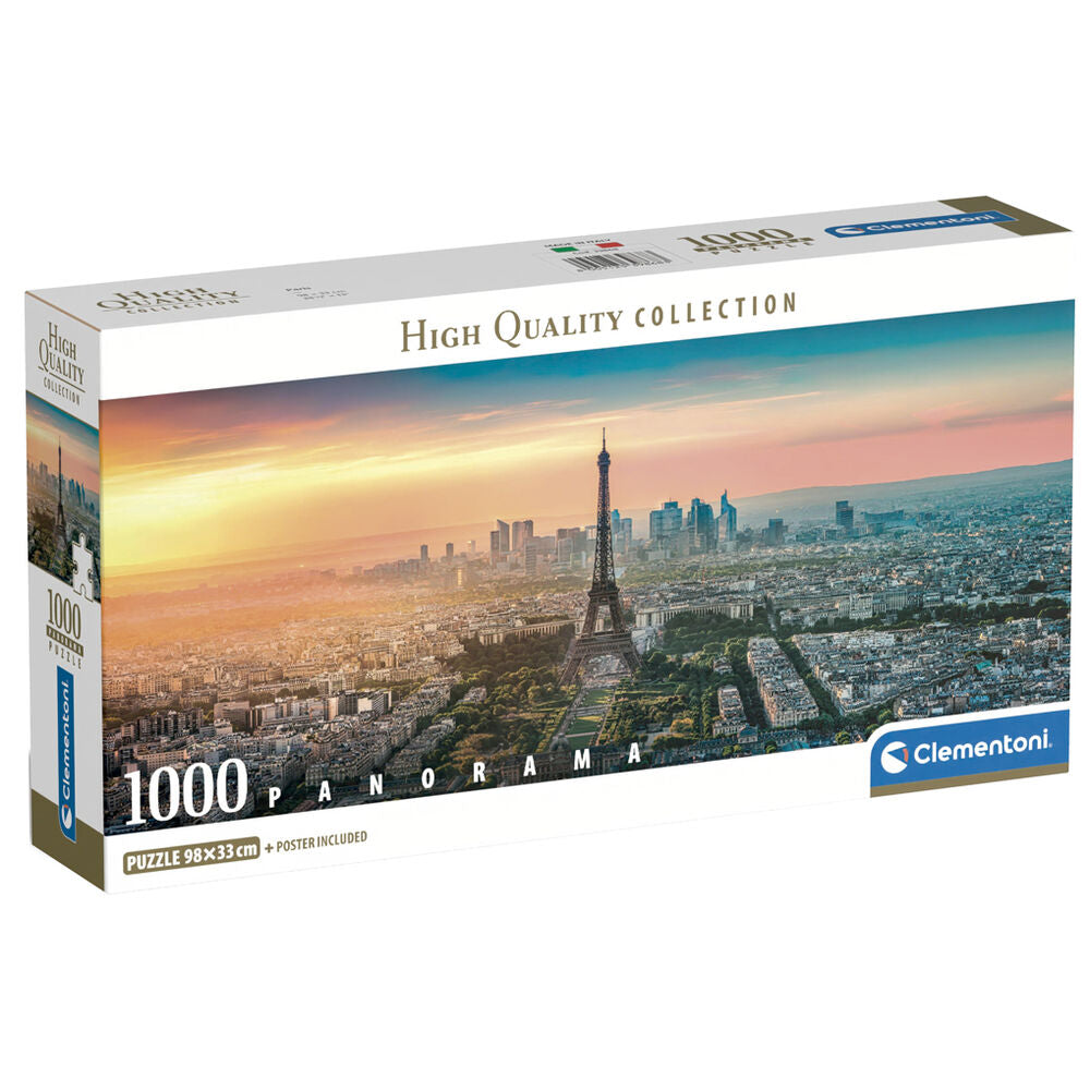 Puzzle panorama Paris 1000pzs CLEMENTONI
