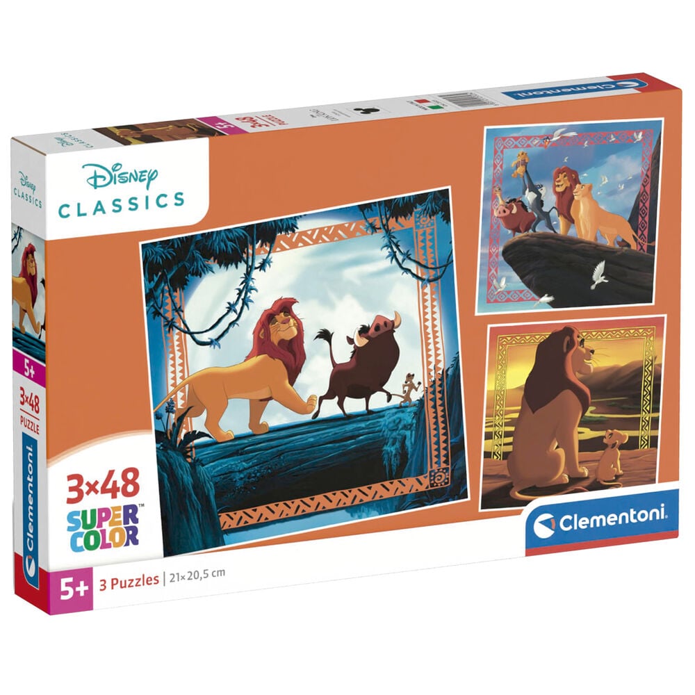 Puzzle El Rey Leon Disney 3x48pzs CLEMENTONI