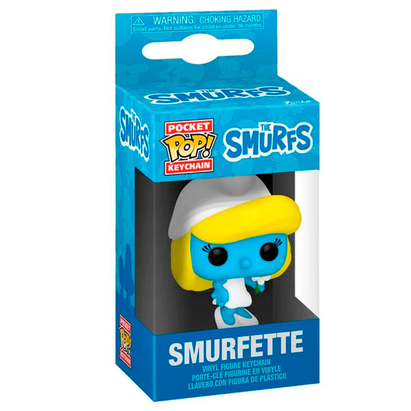 Llavero Pocket POP The Smurfs Smurfette FUNKO