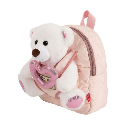 Mochila + peluche oso Teddy 27cm PERLETTI