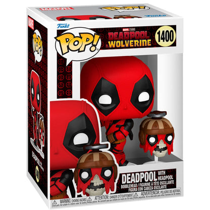 Figura POP Marvel Deadpool & Wolverine Deadpool with Headpool FUNKO