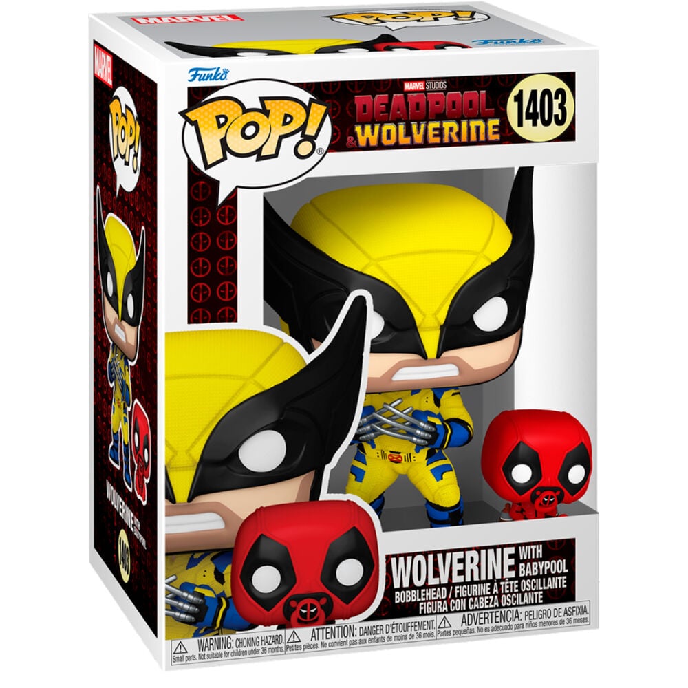 Figura POP Marvel Deadpool & Wolverine - Wolverine with Babypool FUNKO
