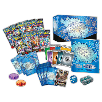 Estuche Entrenador Elite Corona Astral Escarlata & Purpura Pokemon español POKEMON JUEGO DE CARTAS