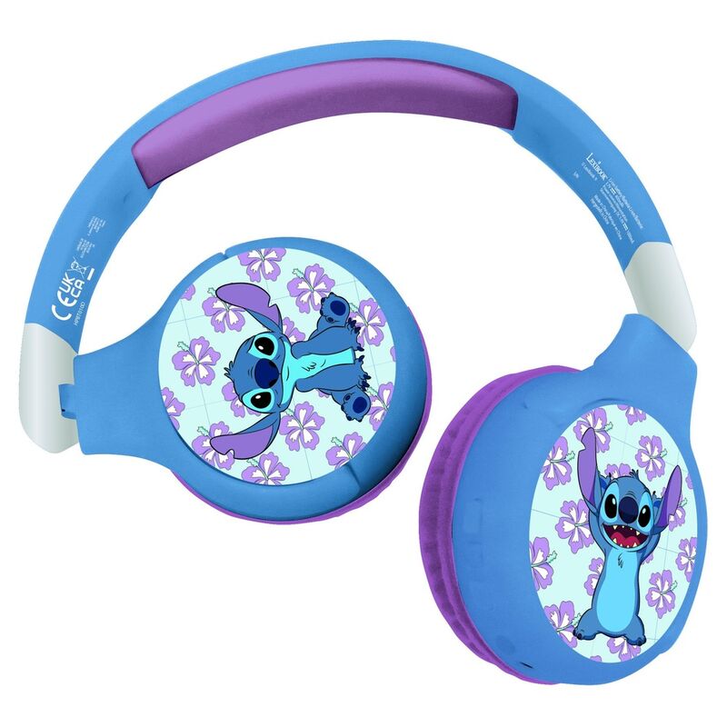 Auriculares inalambricos Bluetooth Stitch Disney LEXIBOOK