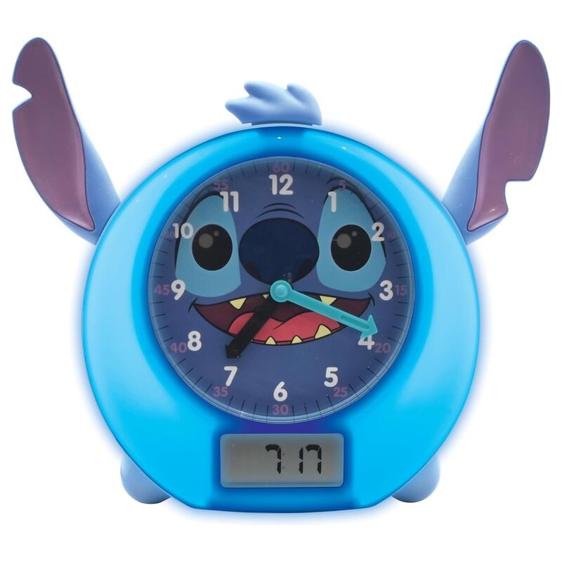 Reloj educativo cuentacuentos y luces Stitch Disney ingles LEXIBOOK