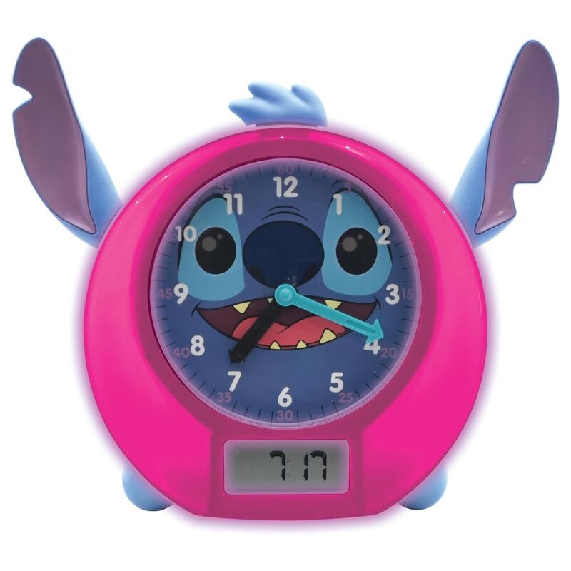 Reloj educativo cuentacuentos y luces Stitch Disney ingles LEXIBOOK