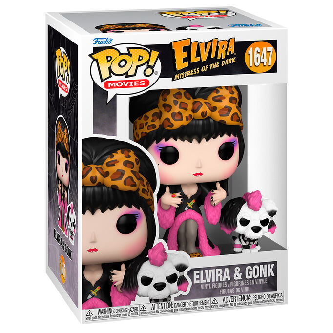 Figura POP Elvira Mistress of the Dark Elvira & Gonk FUNKO