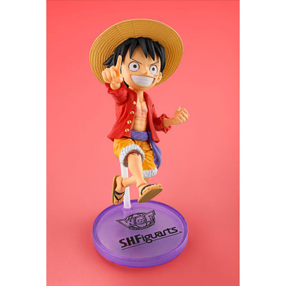 Figura S.H Figuarts Monkey D. Luffy World Collectable One Piece 7,5cm TAMASHII NATIONS