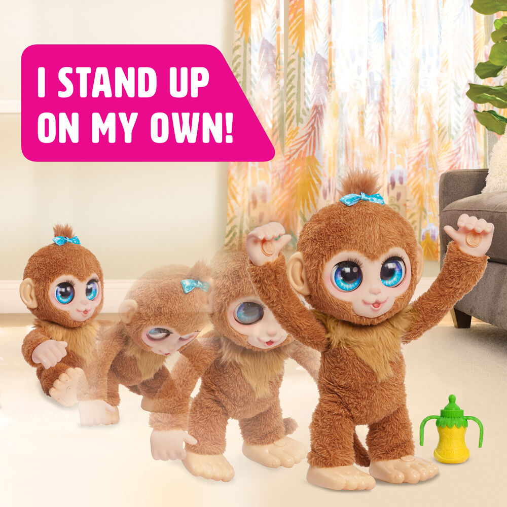 Peluche interactivo Mono Peanut jugueton FurReal JUST PLAY