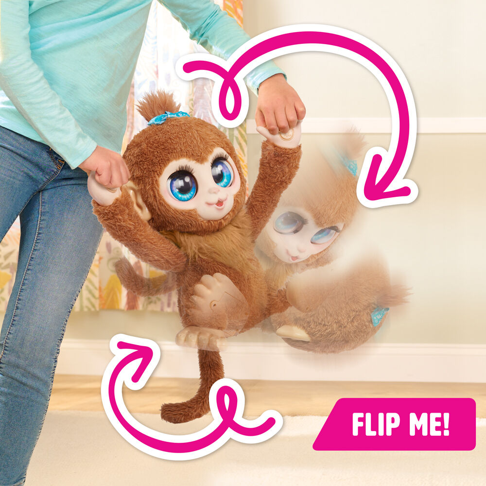 Peluche interactivo Mono Peanut jugueton FurReal JUST PLAY