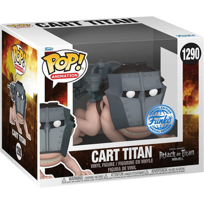 Figura Pop Super Attack On Titan Cart Titan Exclusive FUNKO