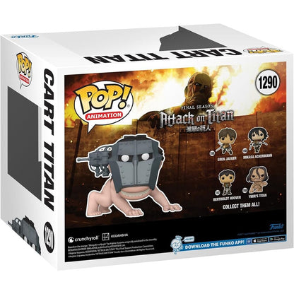 Figura Pop Super Attack On Titan Cart Titan Exclusive FUNKO