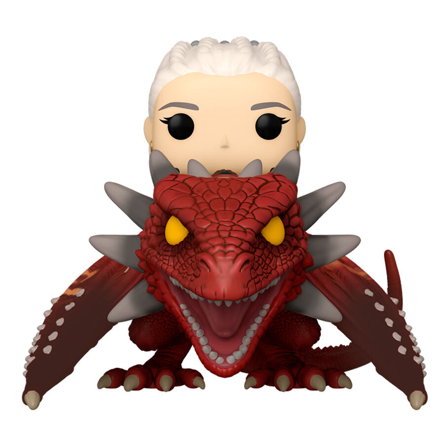 Figura POP Rides Deluxe La Casa del Dragon Rhaenys Targaryen with Meleys FUNKO