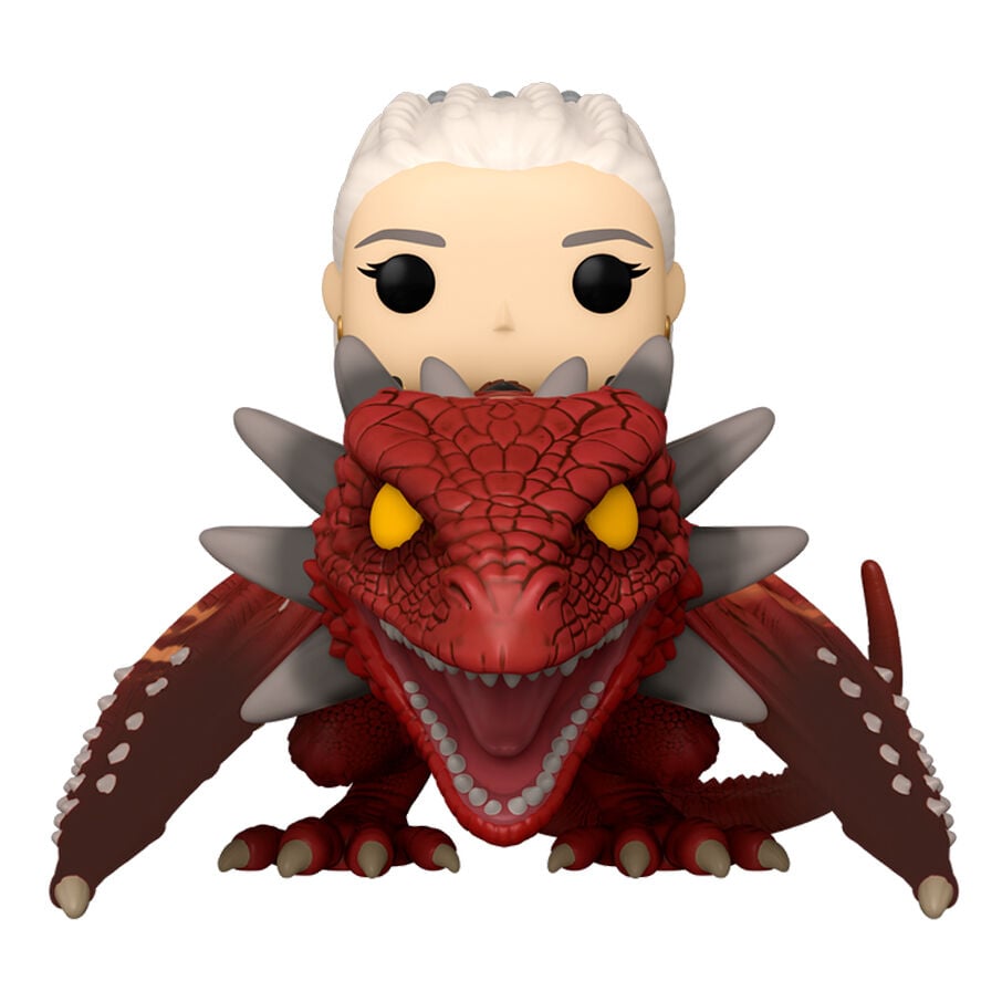Figura POP Rides Deluxe La Casa del Dragon Rhaenys Targaryen with Meleys FUNKO