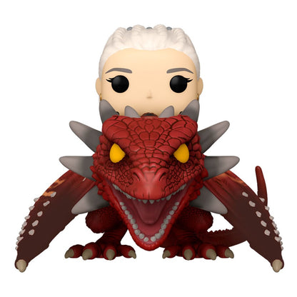 Figura POP Rides Deluxe La Casa del Dragon Rhaenys Targaryen with Meleys FUNKO
