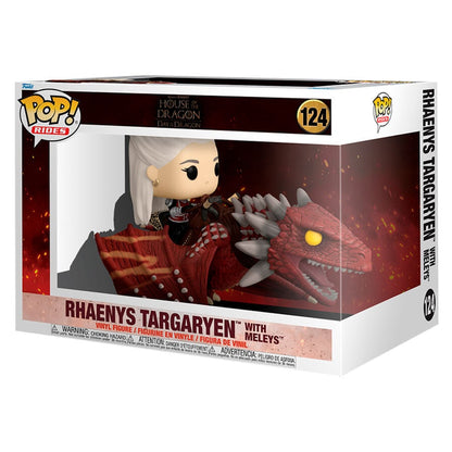 Figura POP Rides Deluxe La Casa del Dragon Rhaenys Targaryen with Meleys FUNKO