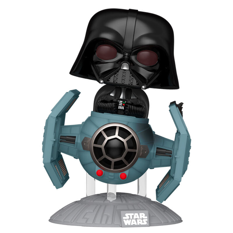 Figura POP Rides Deluxe Star Wars Darth Vader with Tie Advanced Starfighter FUNKO