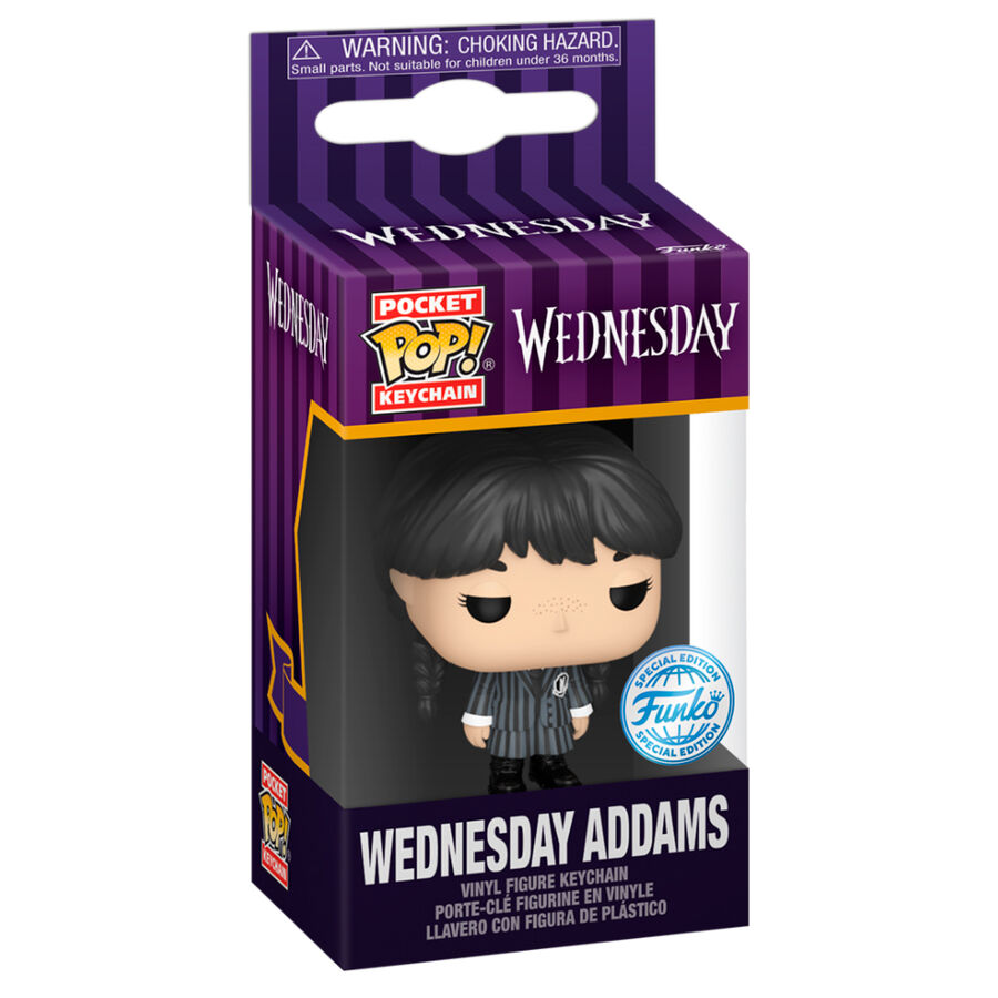 Llavero Pocket POP Miercoles Wednesday FUNKO