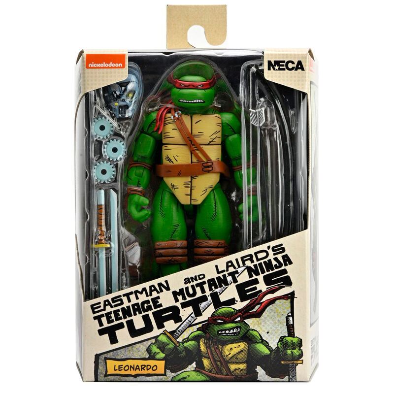 Figura Leonardo Mutant Ninja Tortugas Ninja 18cm NECA