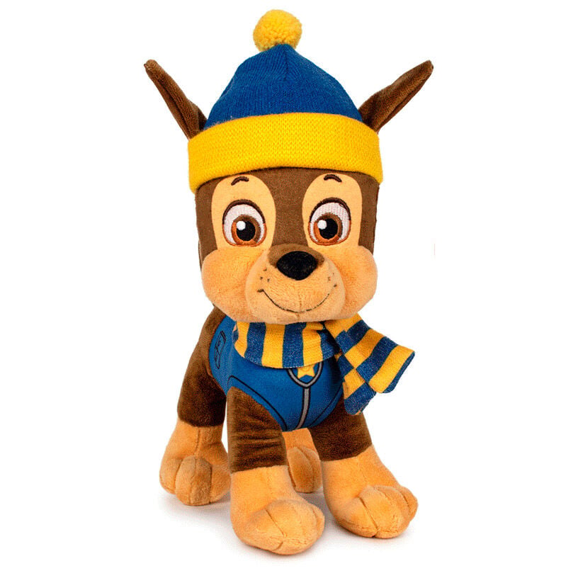Peluche Invierno Chase Patrulla Canina Paw Patrol 27cm PLAY BY PLAY