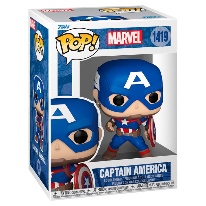 Figura POP Marvel Capitan America Classics FUNKO