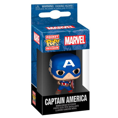 Llavero Pocket POP Marvel Capitan America Classics FUNKO