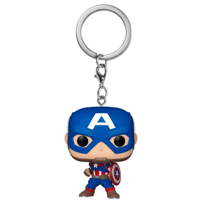 Llavero Pocket POP Marvel Capitan America Classics FUNKO