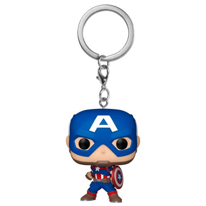 Llavero Pocket POP Marvel Capitan America Classics FUNKO