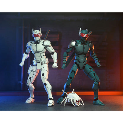 Set 2 figuras Synja Patrol Troop Reinforcements Teenage Mutant The Last Ronin Tortugas Ninja 18cm NECA