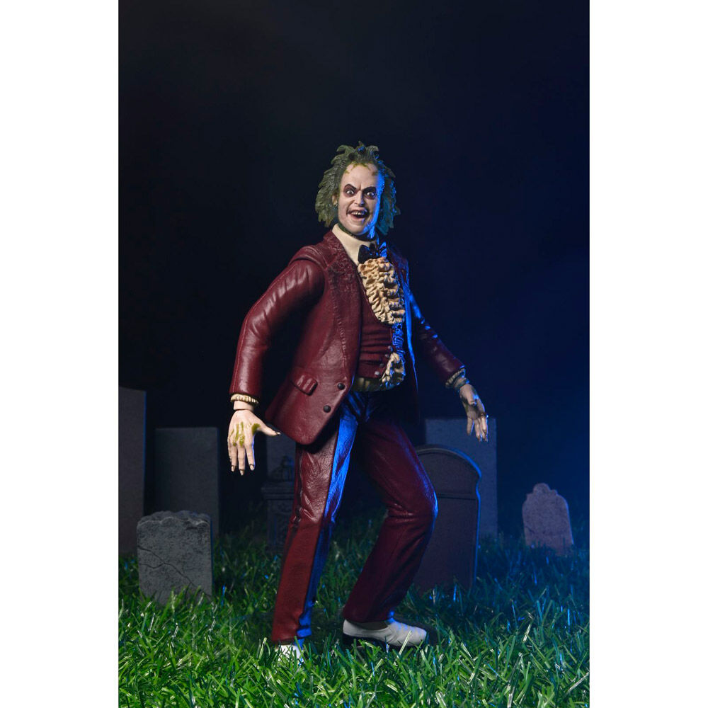 Figura Beetlejuice 1988 Red Tuxedo Beetlejuice 18cm NECA