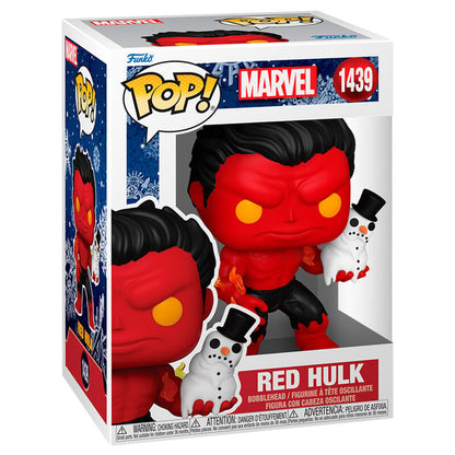 Figura POP Marvel Red Hulk with Snowman FUNKO