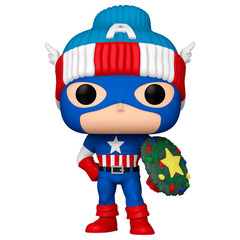 Figura POP Marvel Capitan America Holiday FUNKO