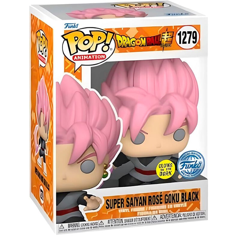 Figura POP Dragon Ball Super - Super Saiyan Rose Goku Black Exclusive FUNKO