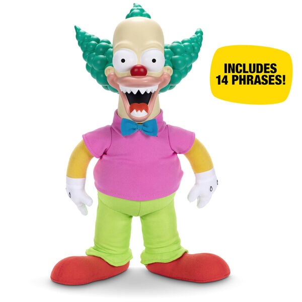Muñeco parlante Krusty El Payaso Los Simpsons ingles 44cm JAKKS PACIFIC