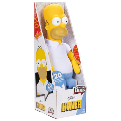 Peluche parlante Homer Shelf Los Simpsons ingles 33cm JAKKS PACIFIC