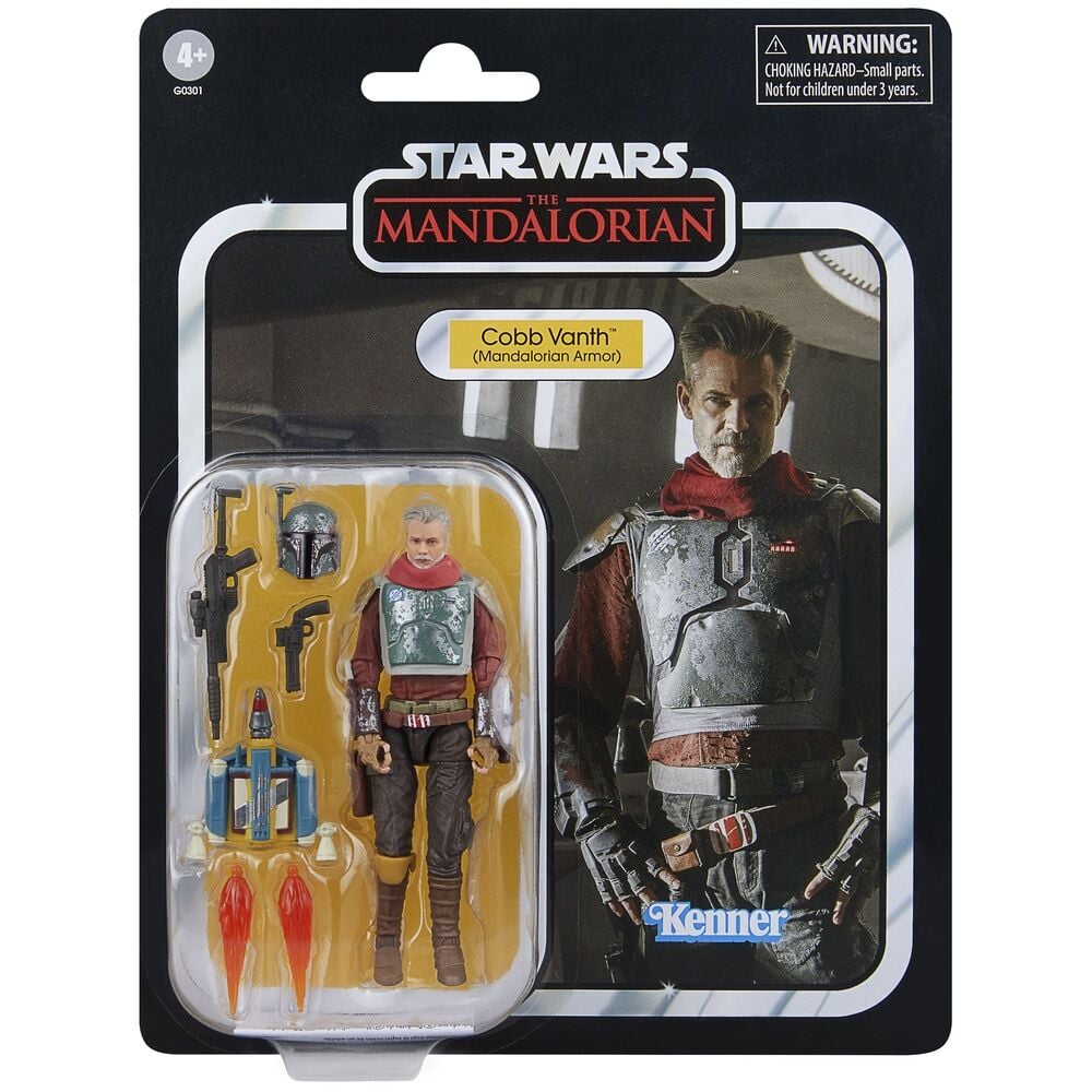 Figura Cobb Vanth Mandalorian Armor The Mandalorian Star Wars 9,5cm HASBRO