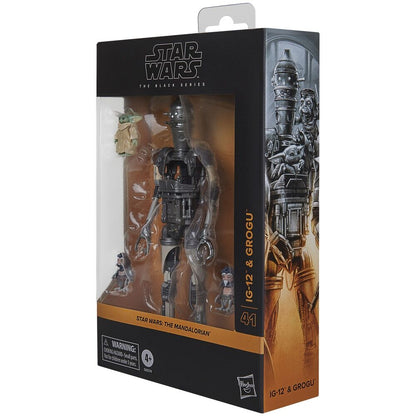 Set figuras IG-12 & Grogu The Mandalorian Star Wars 15cm HASBRO