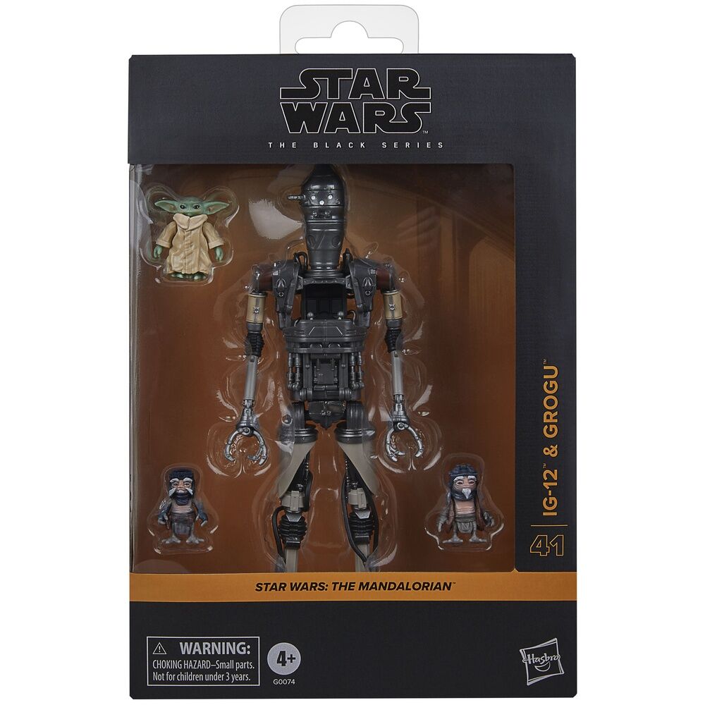 Set figuras IG-12 & Grogu The Mandalorian Star Wars 15cm HASBRO