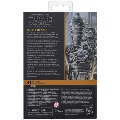 Set figuras IG-12 & Grogu The Mandalorian Star Wars 15cm HASBRO