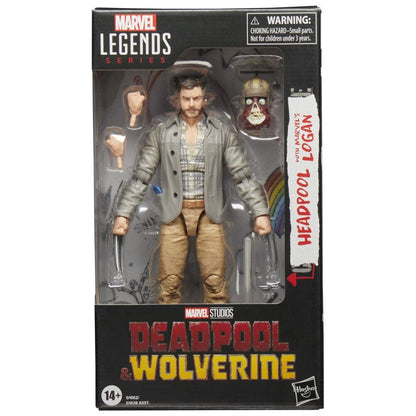 Figura Headpool with Marvels Logan - Deadpool & Wolverine Marvel Legends Series 15cm HASBRO