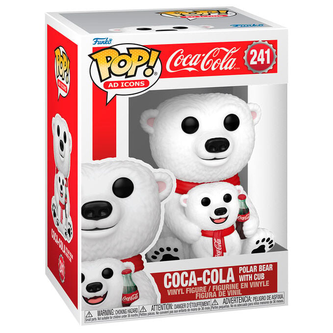 Figura POP Coca -Cola Polar Bear with Cub FUNKO