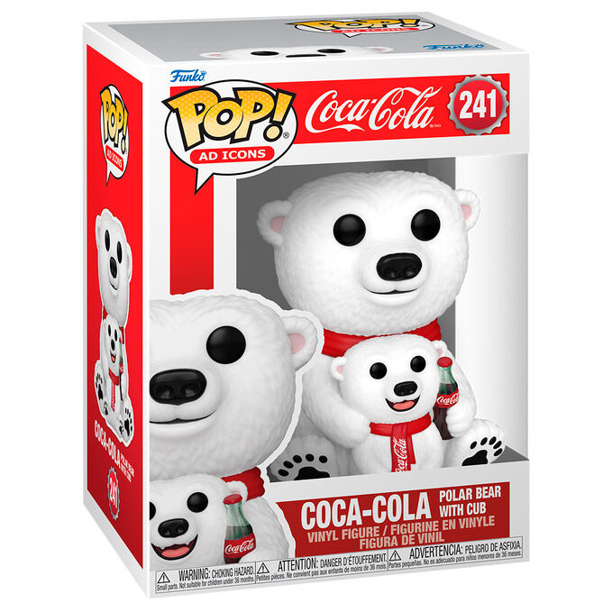 Figura POP Coca -Cola Polar Bear with Cub FUNKO